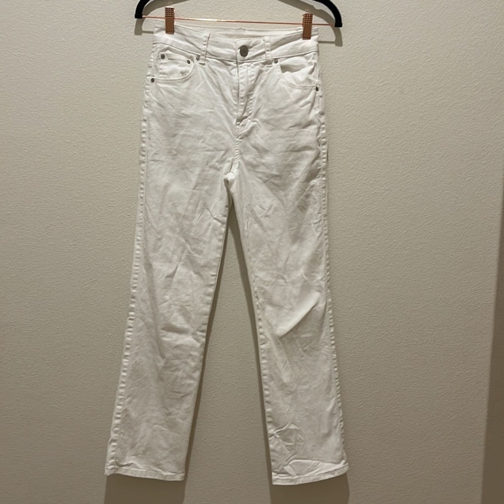 Copper Key White straight leg jeans